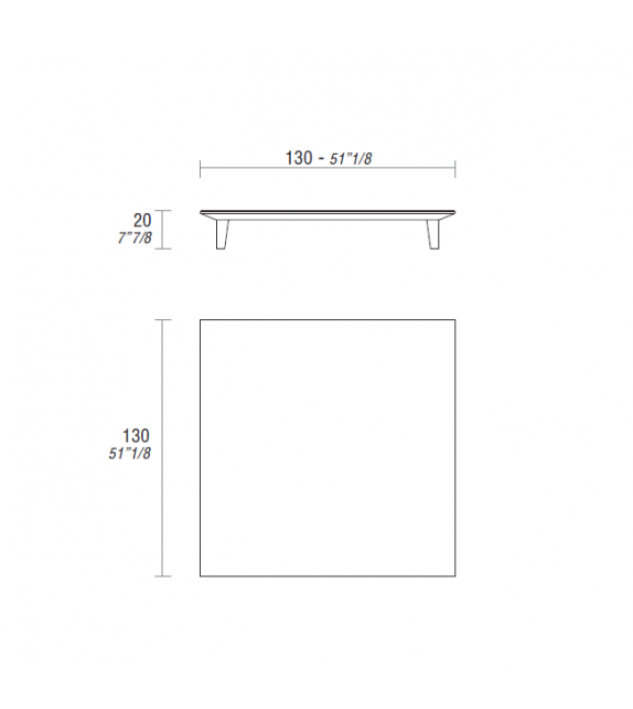 Caresse En-vol Estel Coffee Table