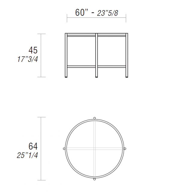 Dolly Estel Coffee Table