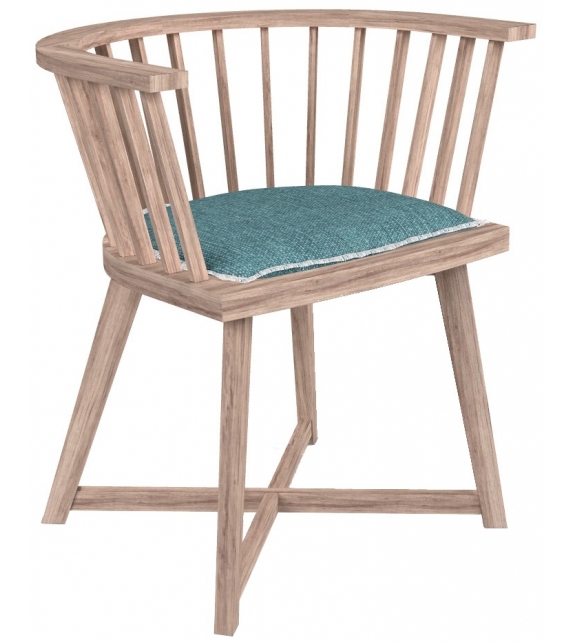 Gray 24 Small Armchair With Cushion Gervasoni