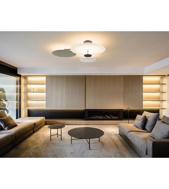 Flat Vibia Ceiling Lamp