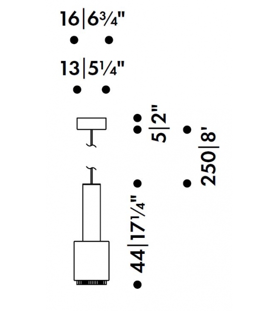 A110 Pendant Lamp "Hand Grenade" Artek Lámpara De Suspensión