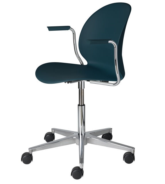 N02™ Recycle Fritz Hansen Petit Fauteuil Pivotante