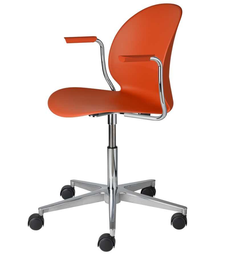 N02™ Recycle Fritz Hansen Petit Fauteuil Pivotante