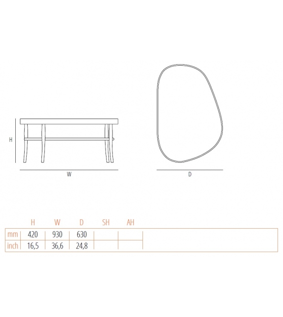 Peer Gebrüder Thonet Vienna Tavolino