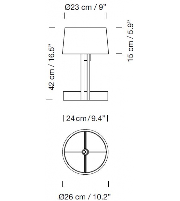 FAD Menor Santa&Cole Lampe de Table