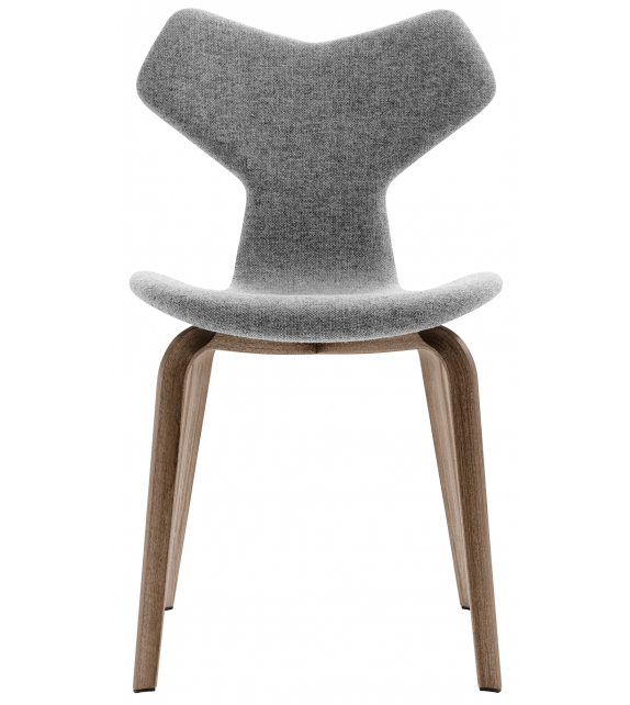 Grand Prix Silla Tapizada con Patas de Madera Fritz Hansen