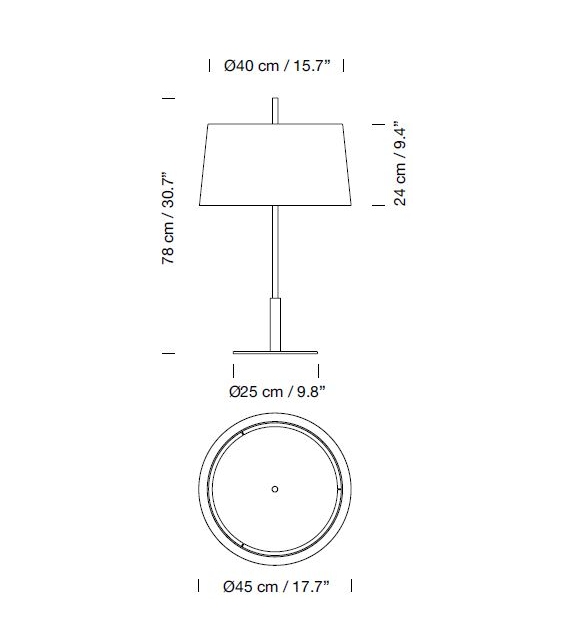 Diana Santa&Cole Lampada da Tavolo