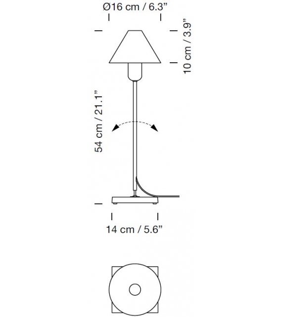 Gira Santa&Cole Table Lamp