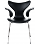 Lily Upholstered Chair with Armrests Fritz Hansen