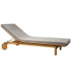 Kos Teak Tribù Adjustable Lounger