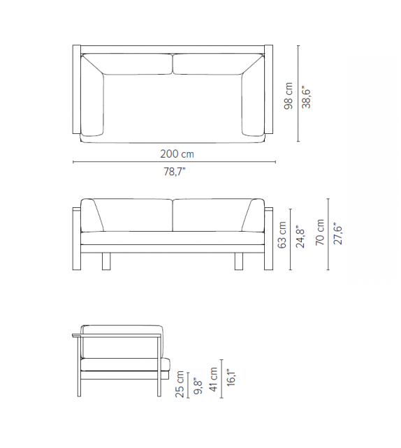 Pure Sofa Tribù Canapé