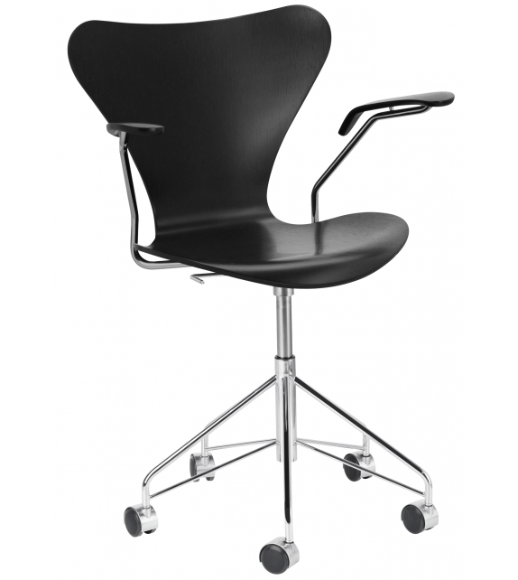 Series 7 Swivel Chair With Armrests Fritz Hansen