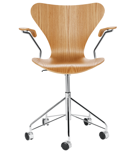 Series 7 Swivel Chair With Armrests Fritz Hansen