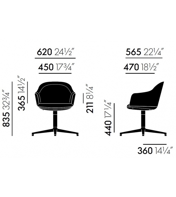 Softshell Chair Vitra Silla