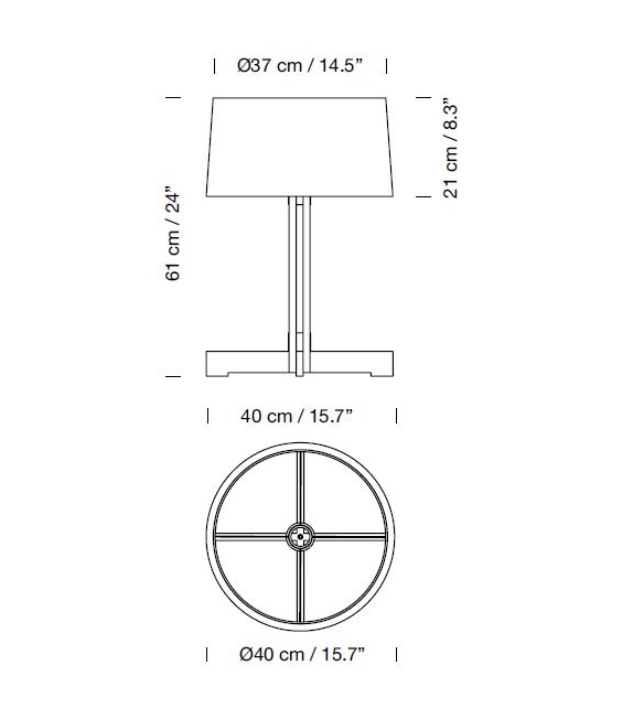FAD Santa&Cole Lámpara de Mesa