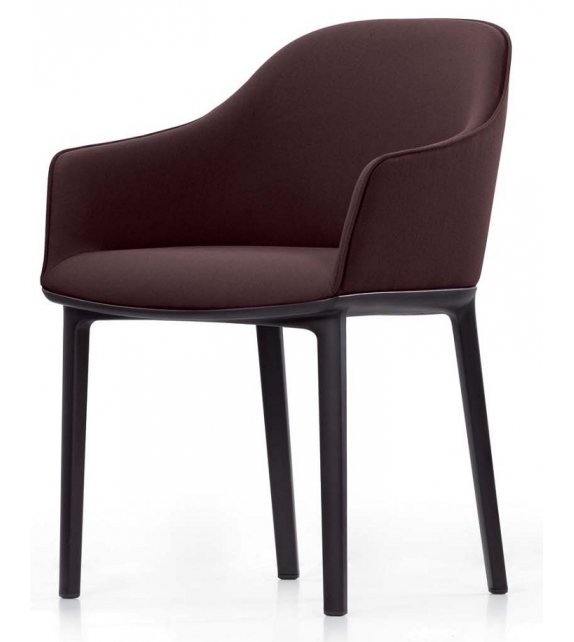 Softshell Chair Vitra Silla con Base de Cuatro Patas