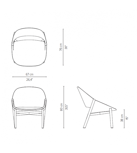 Elio Tribù Fauteuil