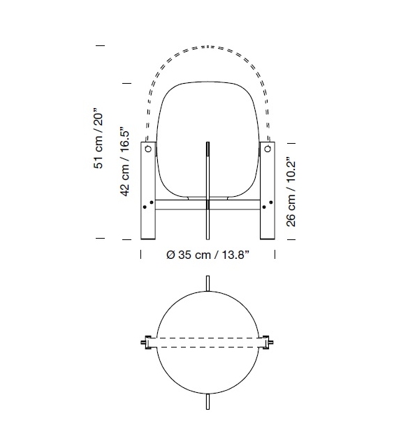 Cesta Metalica Santa&Cole Tischleuchte