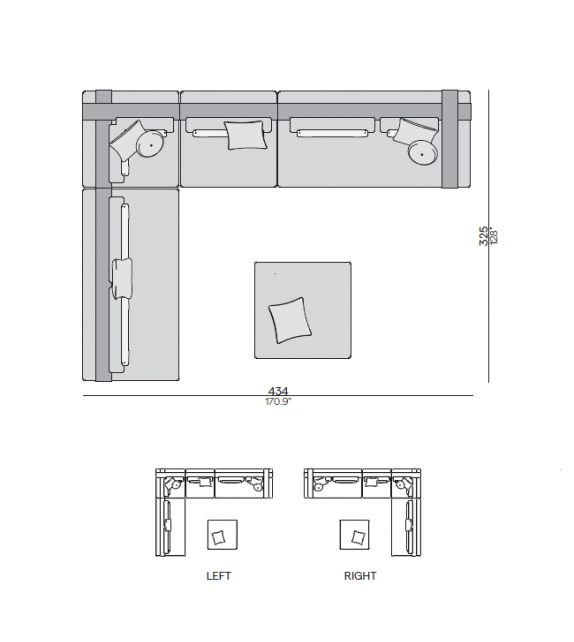 Kumo Manutti Canapé