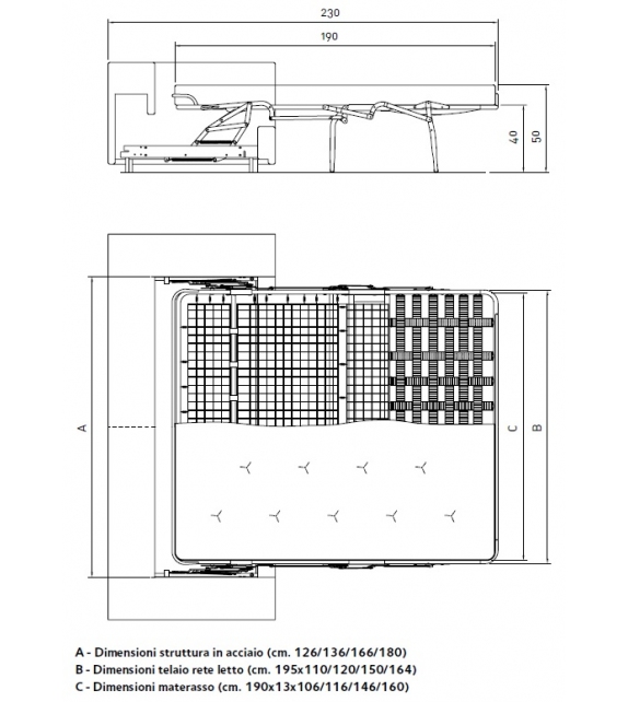 Wall Living Divani Sofà-Cama