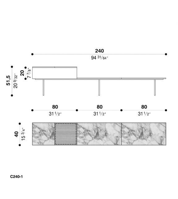 Moodboard Console Acerbis Consolle