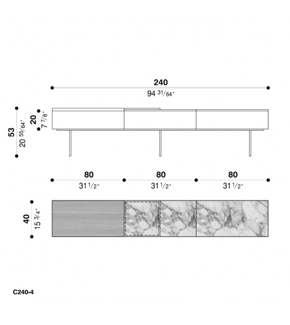 Moodboard Console Acerbis Consola