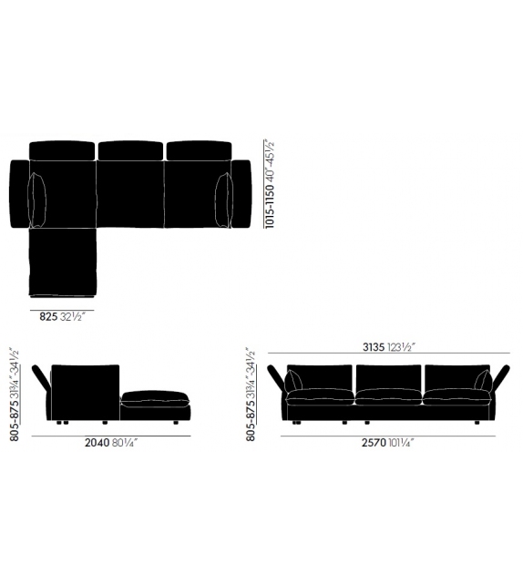 Mariposa Corner Sofa Vitra