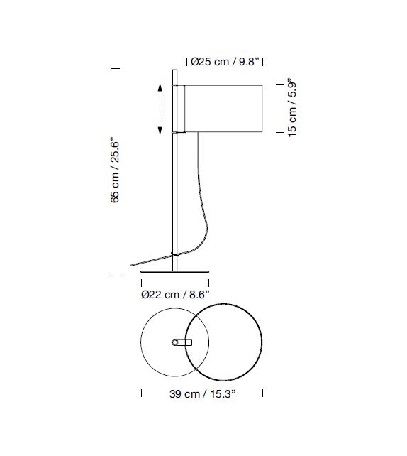 TMD Santa&Cole Lámpara de Mesa