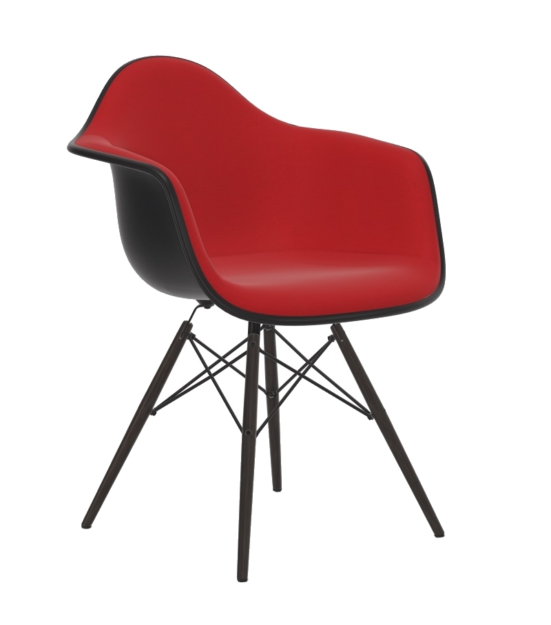 Eames Plastic Armchair DAW Fauteuil Rembourrèe Vitra