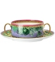Jungle Animalier Rosenthal Versace Paire Bol Bouillon
