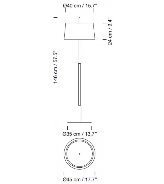 Diana Santa&Cole Floor Lamp