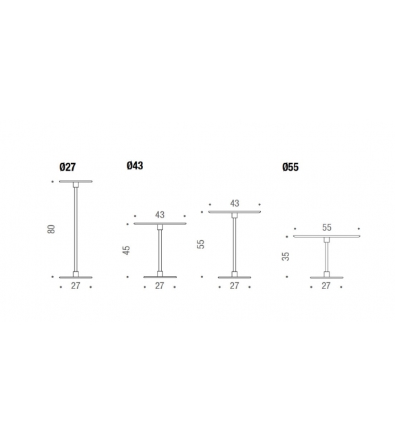 Gong Acerbis Mesa Auxiliar