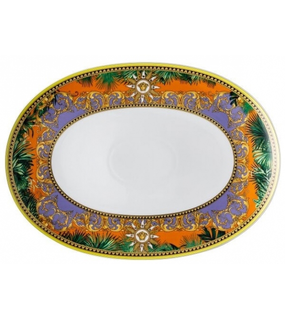 Jungle Animalier Rosenthal Versace Piatto Ovale