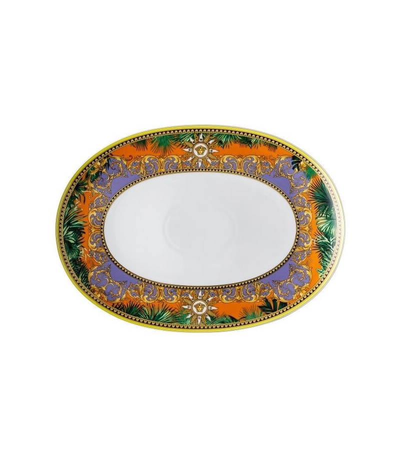 Jungle Animalier Rosenthal Versace Piatto Ovale
