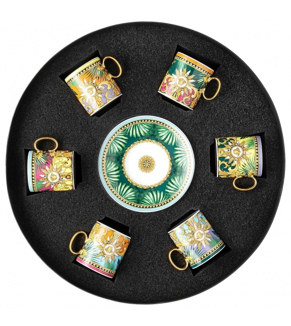 Jungle Animalier Rosenthal Versace Set Espresso 6 pezzi