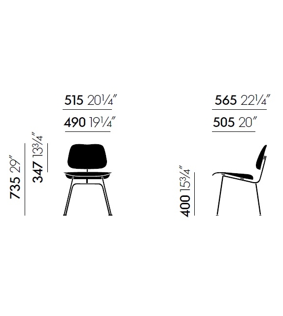 Vitra: Plywood Group DCM Sedia