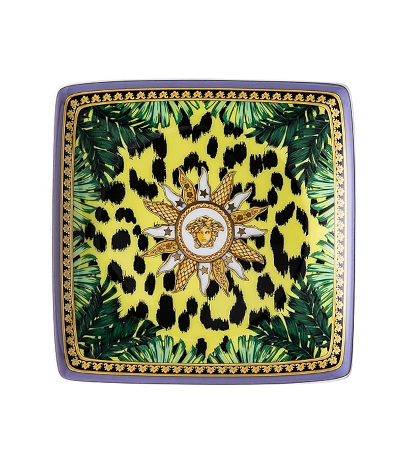 Jungle Animalier Rosenthal Versace Cuenco Cuadrado Plano