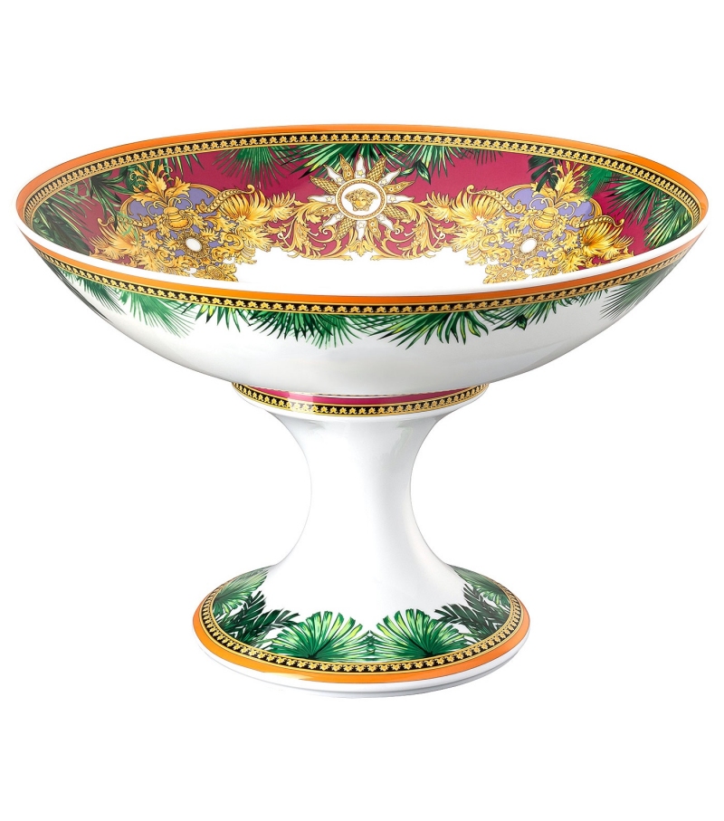 Jungle Animalier Rosenthal Versace Coppa con Piede