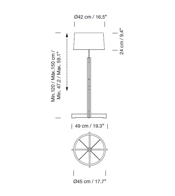 FAD Santa&Cole Lampadaire
