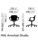 HAL RE Armchair Studio Vitra Stuhl