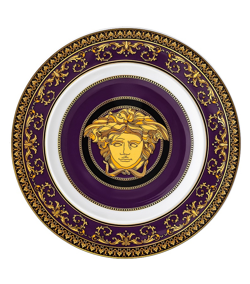 Medusa Marine Rosenthal Versace Piatto Piano