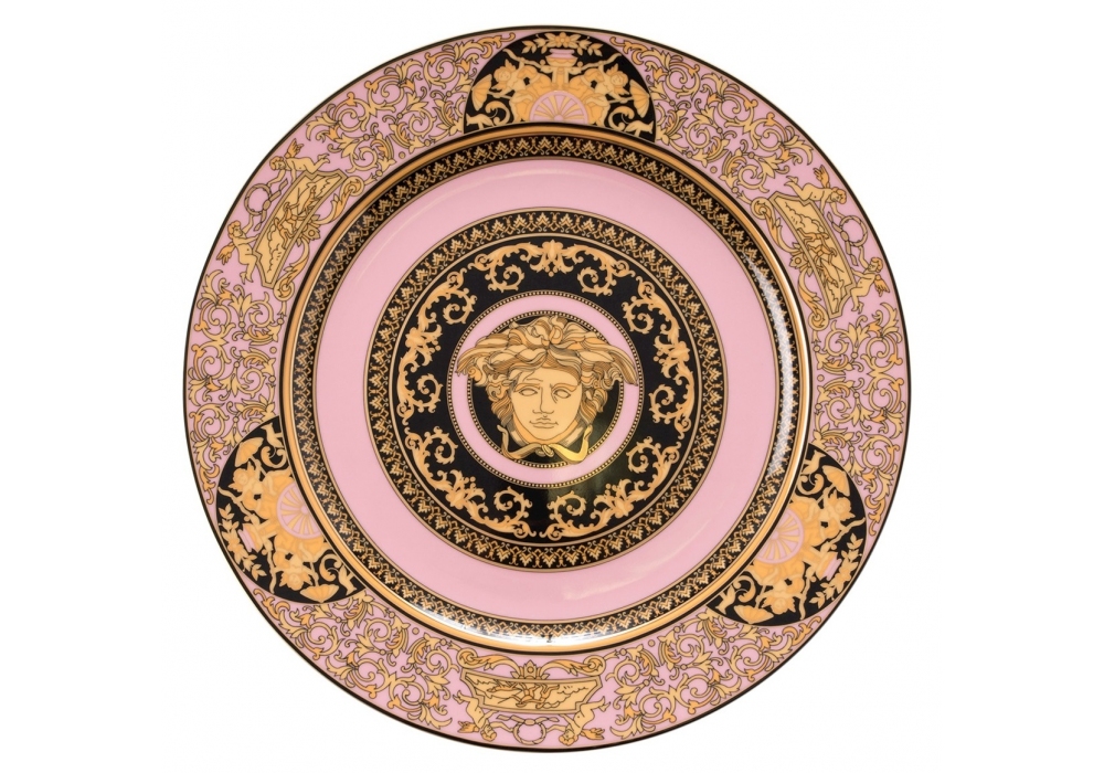 Medusa Rose Rosenthal Versace Service Plate Milia Shop