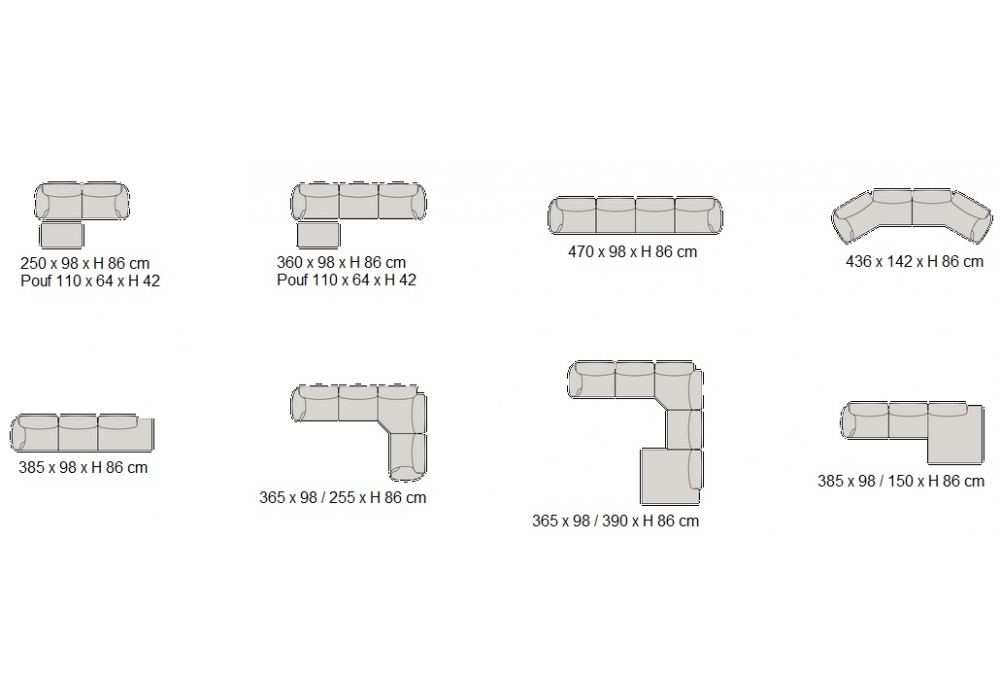 Grande Soffice Edra Modular Sofa Milia Shop