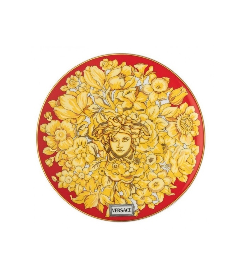 Medusa Rhapsody Red Rosenthal Versace Plato Plano