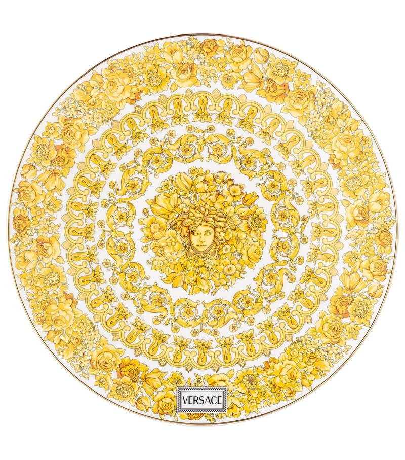 Medusa Rhapsody Rosenthal Versace Assiette de Présentation