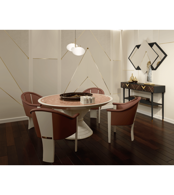 Round Table 160 Vismara Roulette Tisch