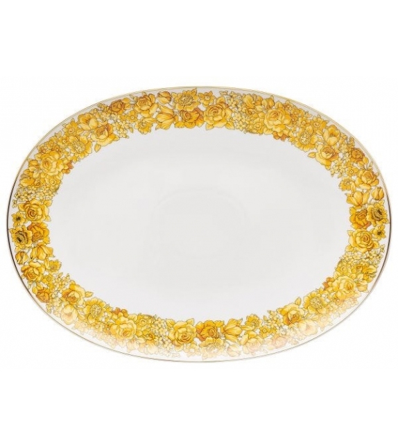 Medusa Rhapsody Rosenthal Versace Oval Plate