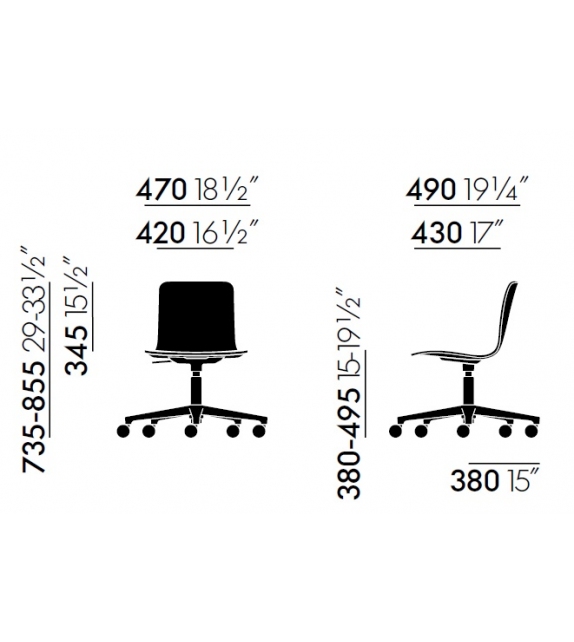 HAL Ply Studio Sedia Vitra