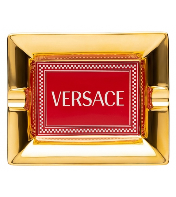Medusa Rhapsody Red Rosenthal Versace Cendrier
