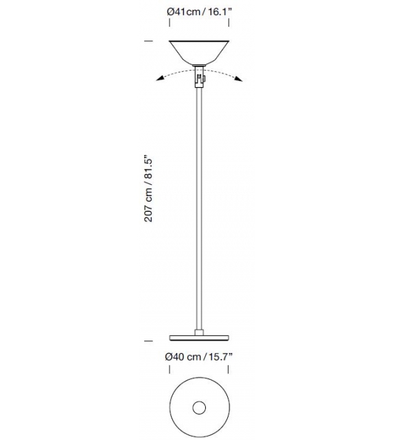 GATCPAC Santa&Cole Stehleuchte
